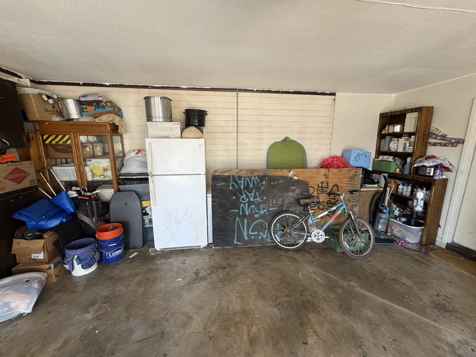 After photo of a clean and organized garage