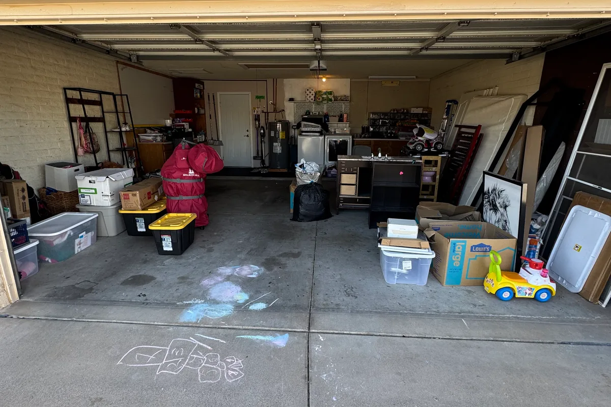 Before Garage Cleanout